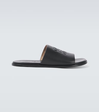 Paula's Ibiza Flex Anagram leather slides | Loewe