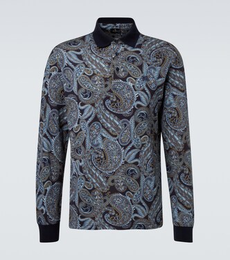 Polo in cotone con stampa paisley | Etro
