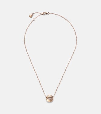 Pom Pom Dot 18kt rose gold pendant necklace with turquoise and diamonds | Pomellato