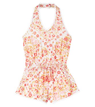 Beth floral playsuit | Poupette St Barth Kids