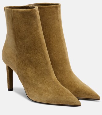 Ankle Boots Frankie 85 aus Veloursleder | Jimmy Choo