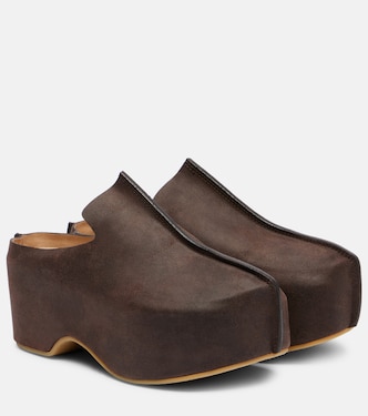 Suede platform mules | JW Anderson