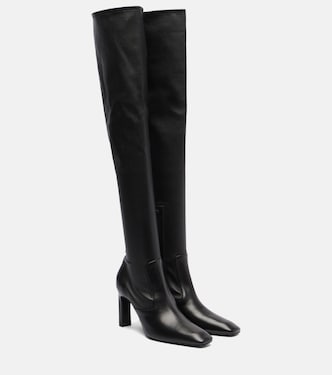 Leather over-the-knee boots | Toteme