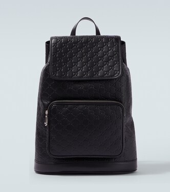 GG Medium leather backpack | Gucci