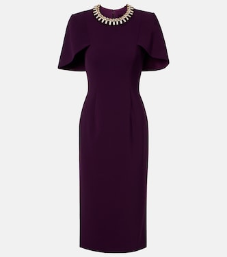 Thalia crystal-embellished midi dress | Jenny Packham