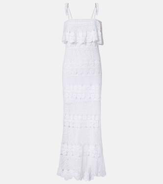 Marianne crochet cotton maxi dress | Anna Kosturova
