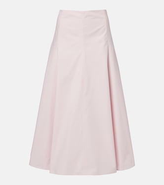 Triangle cotton poplin midi skirt | Jacquemus