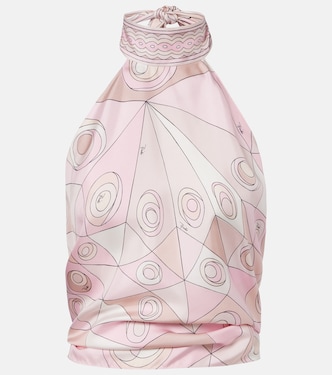 Occhi silk twill top | Pucci