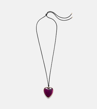 Halskette aus Leder mit Quarz | Jennifer Fisher