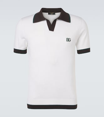 DG wool and silk polo shirt | Dolce&Gabbana