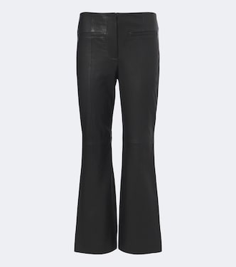 White Label Isadora leather flared pants | Proenza Schouler