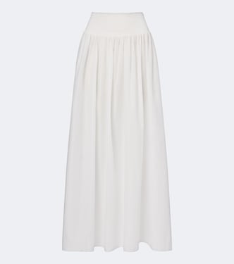 Millie cotton poplin maxi skirt | Montce