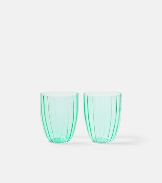 Set of 2 glass tumblers | Dolce&Gabbana Casa
