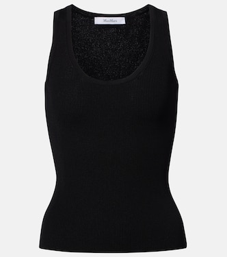 Tank top acanalado de punto | Max Mara