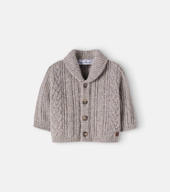 Baby – Cardigan in lana a trecce | Tartine et Chocolat