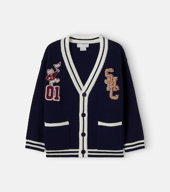 Patch-appliqué cardigan | Stella McCartney Kids