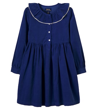 Embroidered cotton corduroy dress | Polo Ralph Lauren Kids