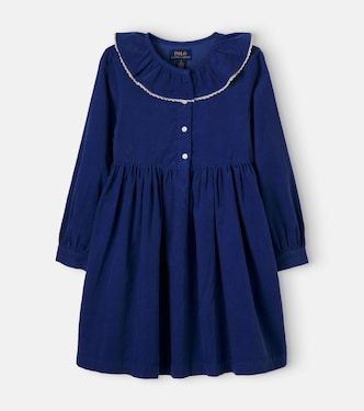 Embroidered cotton corduroy dress | Polo Ralph Lauren Kids