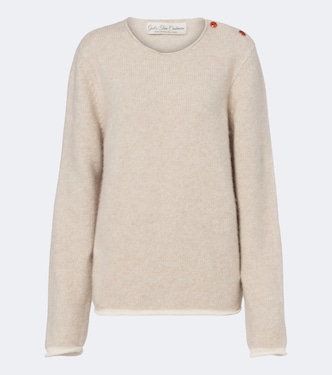 Pull Sand en cachemire à cornalines | God's True Cashmere