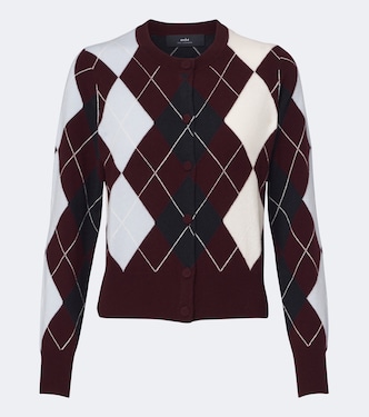 Claridges argyle cashmere cardigan | Arch4