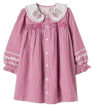 Robe Delina en coton à carreaux vichy | Louise Misha