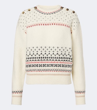 Zoe Fair Isle cotton and wool-blend sweater | Marant Etoile