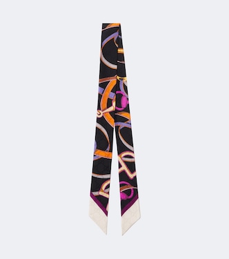 Printed silk scarf | Gucci