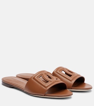 DG leather slides | Dolce&Gabbana