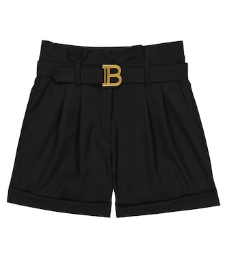 Wool shorts | Balmain Kids