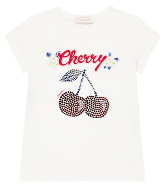x Disney® embellished jersey T-shirt | Monnalisa