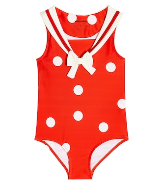 Sailor polka dot swimsuit | Mini Rodini