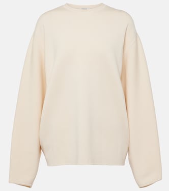 Pull oversize en laine et coton mélangés | Fforme