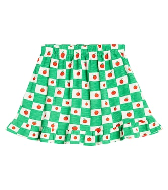 Printed gathered cotton skirt | Bobo Choses