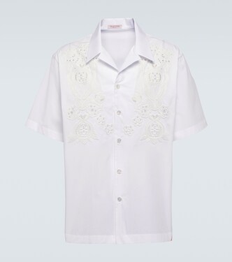 Chemise brodée en coton | Valentino
