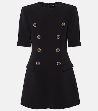 فستان قصير من الكريب | Balmain