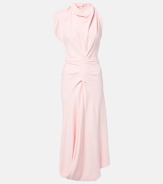 Robe midi en crêpe | Victoria Beckham