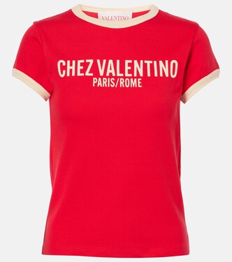 Printed cotton jersey T-shirt | Valentino