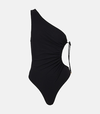 Gathered one-shoulder swimsuit | Saint Laurent