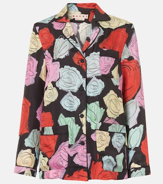 Floral silk shirt | Marni