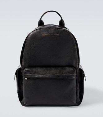 Leather backpack | Brunello Cucinelli