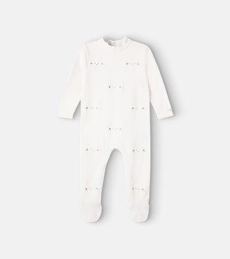 Baby Phlyn embroidered cotton onesie | Donsje