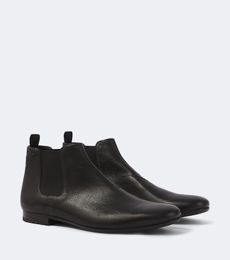 Leather Chelsea boots | Prada