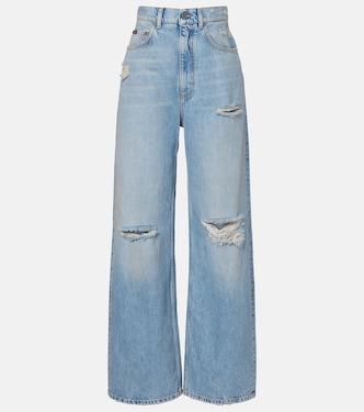 Distressed wide-leg jeans | Dolce&Gabbana