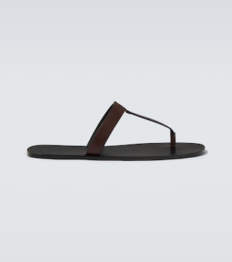 Cassandre leather thong sandals | Saint Laurent