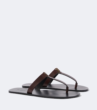 Sandalen Cassandre aus Leder | Saint Laurent