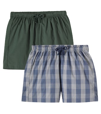 Set de 2 shorts Verne de algodón a rayas | Konges Sløjd