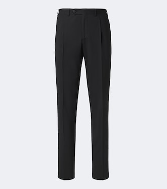 Wool-blend straight pants | Canali
