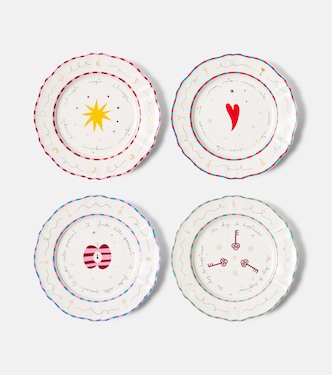 Set de 4 assiettes Il Frutto della Passione en porcelaine | Bitossi