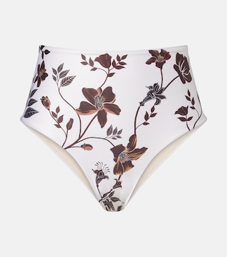 Magenta floral bikini bottoms | Agua by Agua Bendita