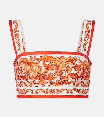 Majolica印花短款上衣 | Dolce&Gabbana